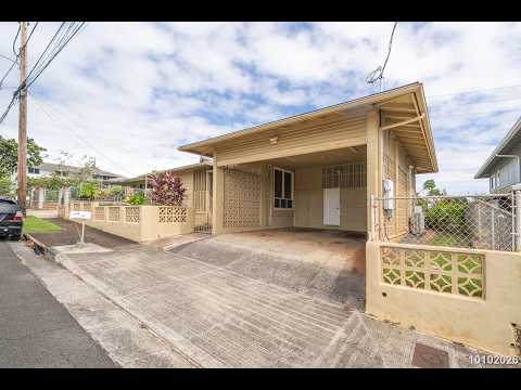 Studio in Pearl City $1500 1453 Kalauipo Street - Utilities Included property video