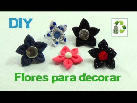 Flores de tela para decorar