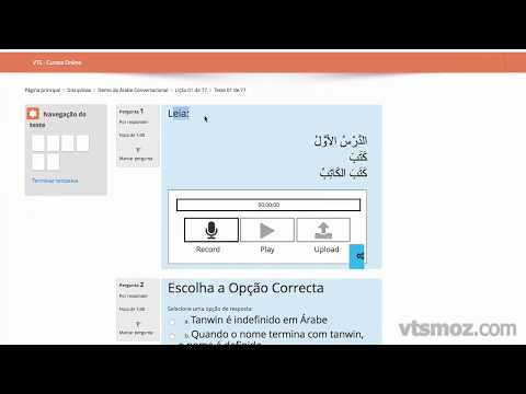 Aula 01 - Árabe   Nível 01   Exercício 01 de 77