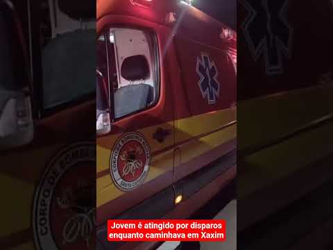 Jovem é atingido por disparos enquanto caminhava em Xaxim/SC