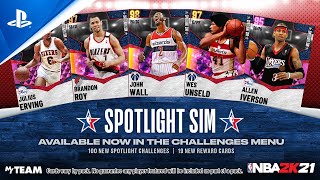 PlayStation NBA 2K21 - MyTEAM: All-Star Spotlight Sim | PS5, PS4 anuncio