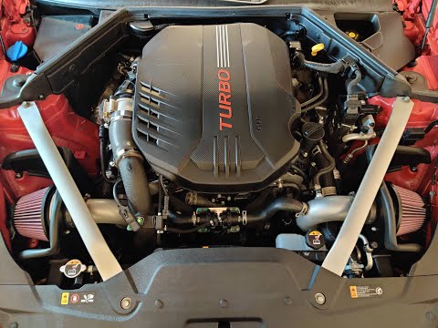 Kia Stinger 3.3 V6 T-GDI K&N air filters installation 🛠