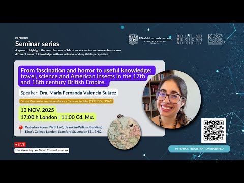 Travel, Science and American Insects in the British Empire | Seminar Series UK