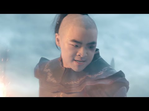 Aang vs Zuko Sokka First Full Fight Scene The Last Air Bender Netflix Live Action Episode 1