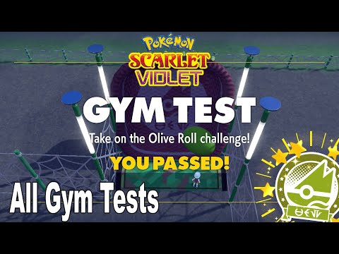 Pokemon Scarlet Violet All Gym Tests [HD 1080P]