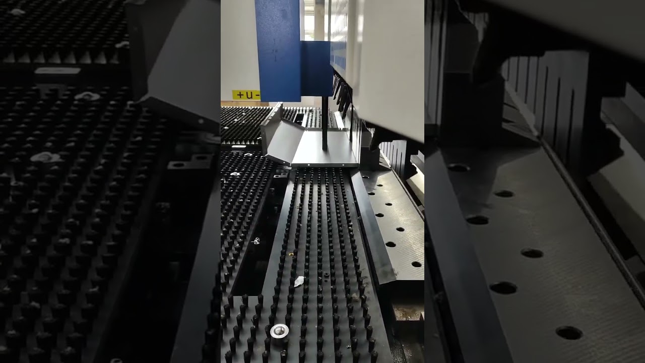 Precise Sheet Metal Folding Sloping Shape --STON CNC Panel Bender#machine #cnc #bend #fold