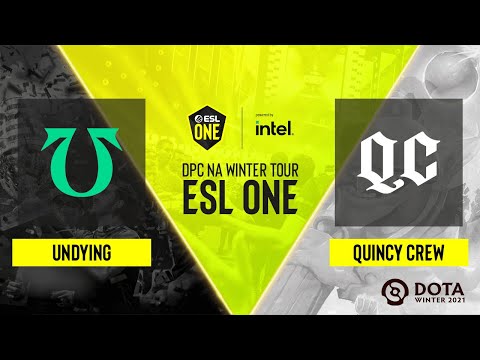 Dota2 - Quincy Crew vs. Undying - Game 2 - DPC NA Winter Tour - ESL One