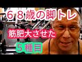 《じぃじの筋トレ》68歳の脚トレ5種目!!筋肥大させたバリエーション!!