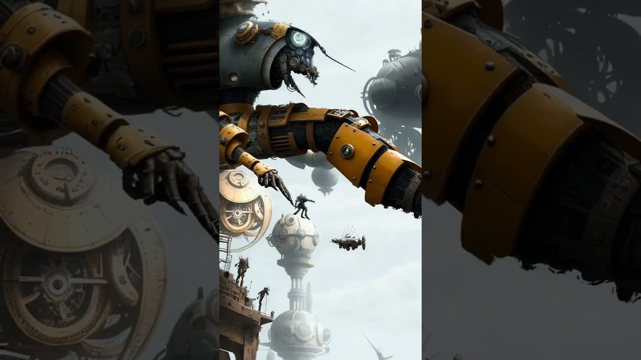 Turning into Futuristic Robot Using AI - Stable Diffusion X Deforum | #shorts #automatic1111