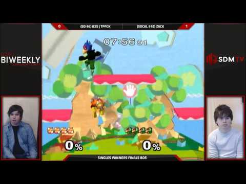 SDSU Biweekly 62 - B2S | TpFox (Fox/Marth) vs. Zack (Falco) - SSBM Winners Finals - Smash Melee
