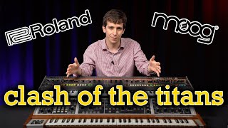 Video thumbnail for Clash of The Titans: Roland Jupiter-8 vs. Moog MemoryMoog by Alamo Music Sound Lab