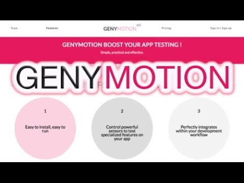comment installer genymotion