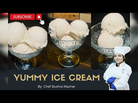 Yummy Ice Cream | Easy Chikoo ice Cream | Chef Bushra Mazhar