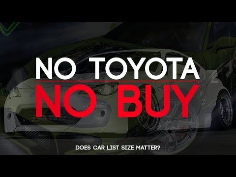Thumbnail for NO TOYOTA NO BUY - Does Car List Size Matter? by Toyota Ist, Toyota, Car