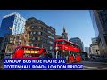 London Bridge Bus Through Heart Of London London Double Decker Bus Ride To London Bridge