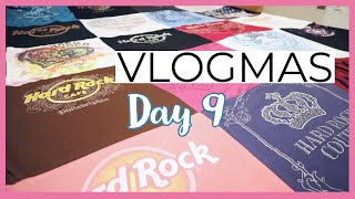 Upcycling my t-shirts! I got a t-shirt blanket made! | Vlogmas