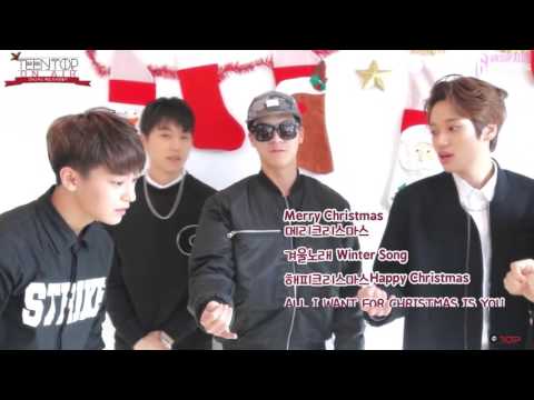 [6TOTSubs] 151225 TEEN TOP ON AIR -  Christmas Special; Tree Making