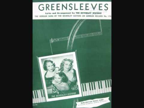The Beverley Sisters - Greensleeves (1956)