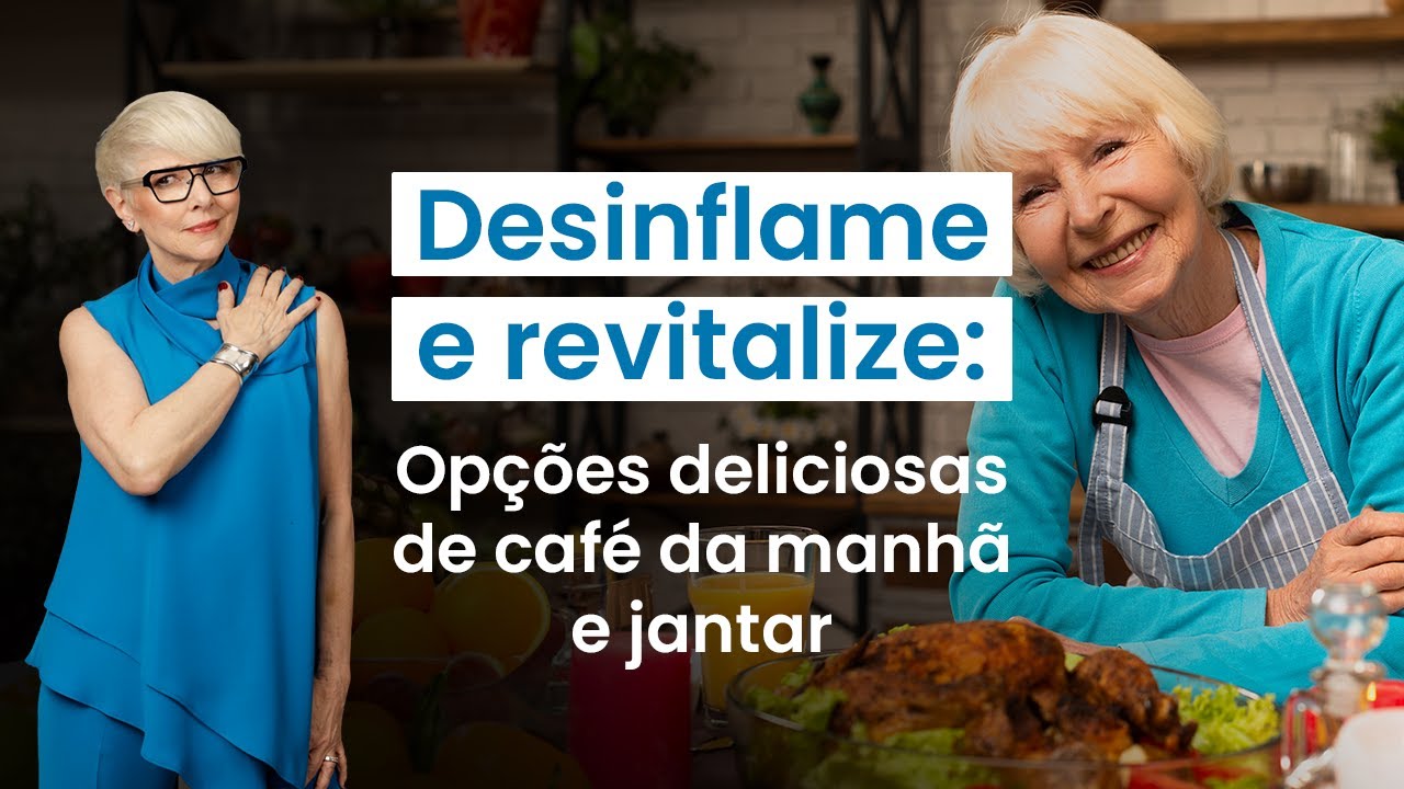 Desinflame e revitalize: receita de café da manhã e jantar