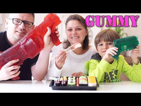 GUMMY Nerf Guns Toys Fun and Sushi - Do Not Mess with Daddy 3