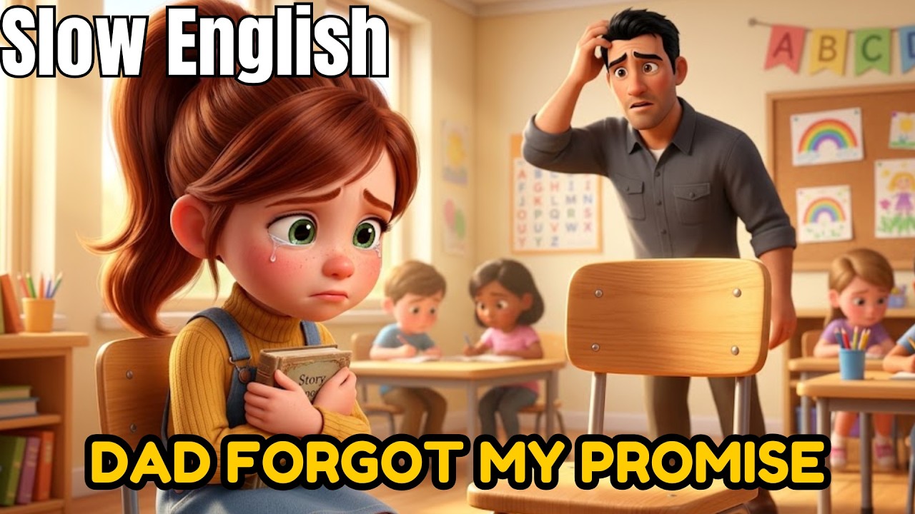 Dad Forgot My Promise | Slow English for Beginners (A1–A2) ✔