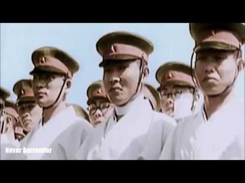 Japanese Forces of WW2 | Footage | Colour