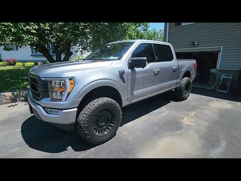 2022 Ford F150 with 4 inch BDS Lift Kit and Fuel Militia Wheels