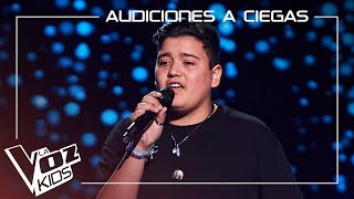 José David Martínez canta &quot;Hijo de la luna&quot;  | Audiciones a ciegas | La Voz Kids Antena 3 2024