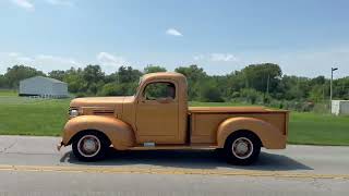 1946 Dodge Custom W-Series Pickup Drive By