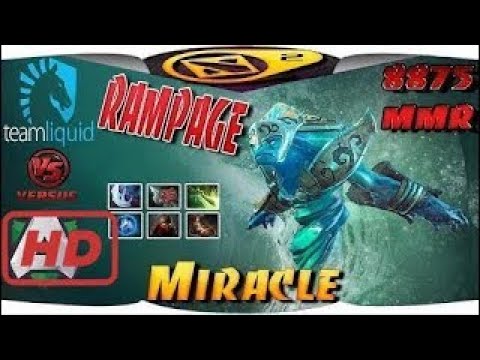 DOTA 2 PRO 2017 | Miracle Morphling - 8875 MMR RAMPAGE Liquid vs Alliance FACEIT LEAGUE - Dota 2