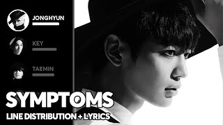 SHINee - Symptoms (Line Distribution + Lyrics Color Coded) PATREON REQUESTED