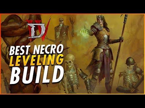 Diablo 4 - Best Necromancer Leveling Build Guide! 1-50 Skill Tree, Legendaries, & More