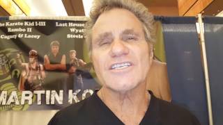 Karate kid actor Martin Kove chats with us at ComiConn 2017!
