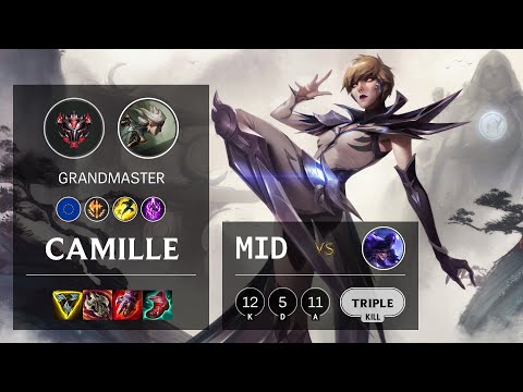 Camille Mid vs Ryze - EUW Grandmaster Patch 11.4