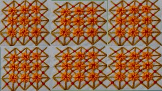 Beauty lattice weaving  embroidery hand work Design new|ideas Fashion |2025 video viral.