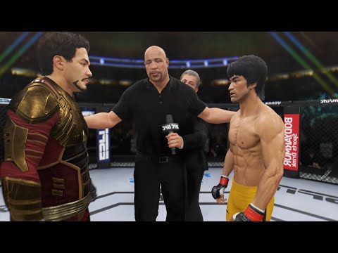 Tony Stark vs. Bruce Lee - EA Sports UFC 4 - Epic Fight 🔥🐲