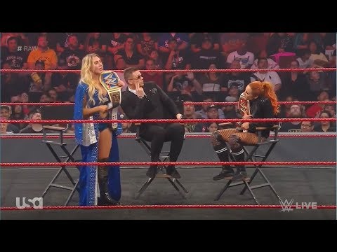 Miz TV With Becky Lynch and Charlotte Raw 10/7/2019