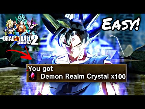 Dragon Ball Xenoverse 2 HOW TO GET INSTANT DEMON REALM CRYSTALS!