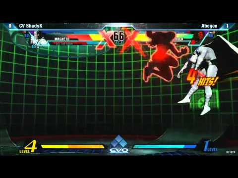 EVO 2012 - UMVC3 Pools - ShadyK vs Abegen the runback.