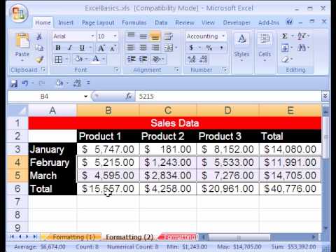 Excel Basics 1 What Is Excel