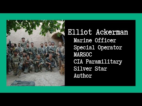 Combat Story (Ep 1): Elliot Ackerman Marine Platoon Leader in Fallujah | Special Operator | Author