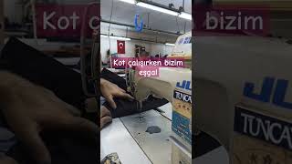 Kot çaLışırken bizim eşgaL #shorts #jeans #pant #pantolon #textile #te