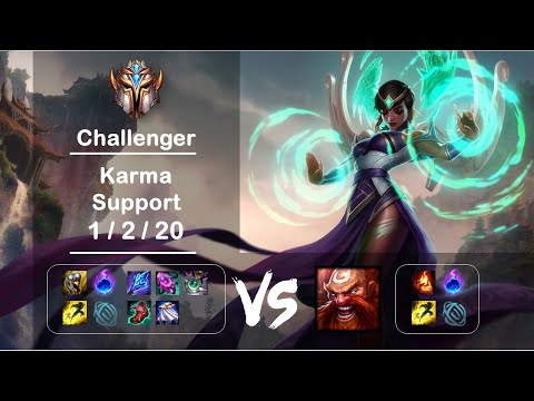KR Challenger Support Karma vs Gragas Ep.1831