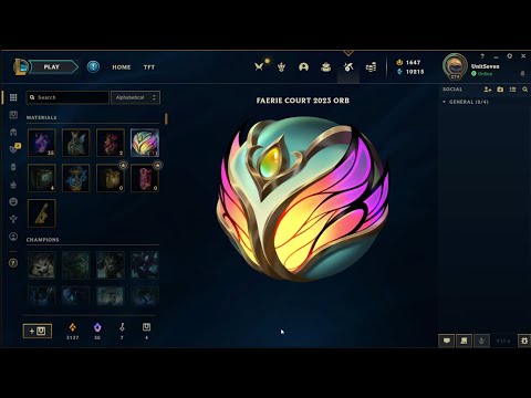 50x Faerie Court 2023 Orb Bundle opening (slow) - League Of Legends