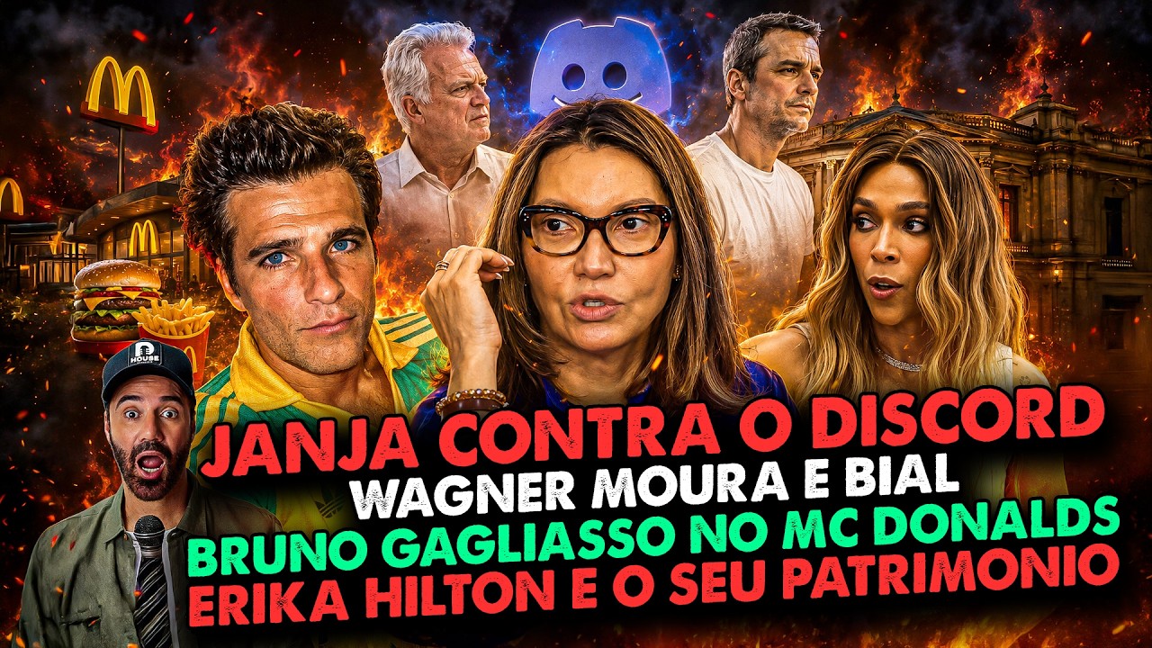 JANJA CONTRA DISCORD | BRUNO GAGLIASSO NO MC DONALDS | PATRIMÔNIO DA ERIKA HILTON - DIOGO PORTUGAL