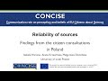Reliability of sources. Findings from public consultation in Poland