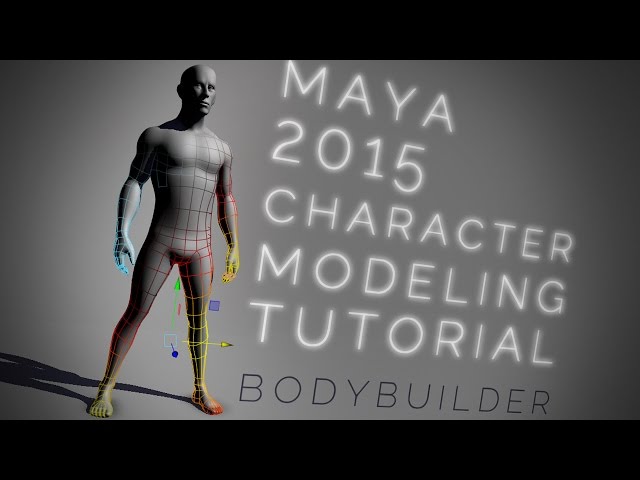 Bodybuilder character modelling - Maya Tutorial
