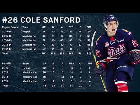Cole Sanford #26 Regina Pats 2015-16 highlites
