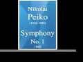 Nikolai Peiko 1916 1995 Symphony No 1 1945