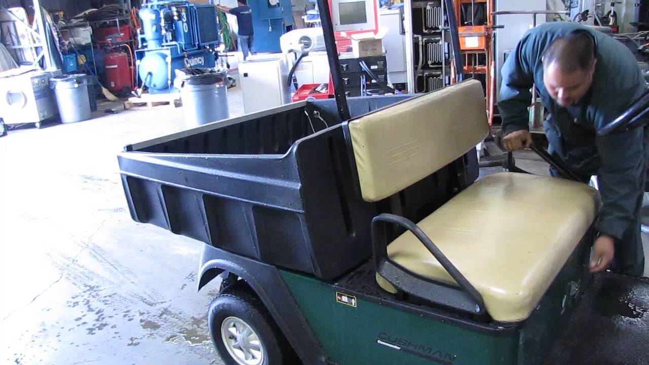 2011 Cushman Commander Utility Golf Cart 48V Hydraulic Dump Bed
